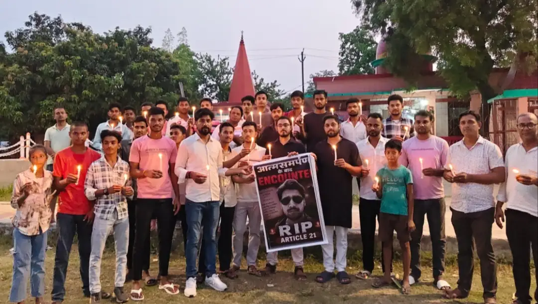 भरत तिवारी एनकाउंटर प्रकरण: पश्चिम चंपारण में श्रद्धांजलि सभा, न्यायिक जांच की मांग तेज