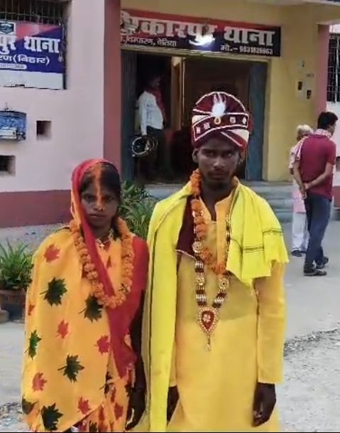 शिकारपुर थाना बना अनोखी शादी का साक्षी, पुलिस की मौजूदगी में प्रेमी युगल ने लिए सात फेरे