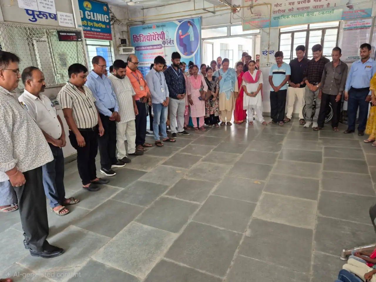 जे एन एम कमलेश कुमार के निधन से पीएचसी में शोक की लहर