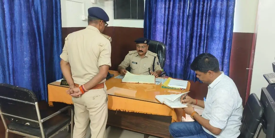 पटखौली थाना का एसपी ने किया औचक निरीक्षण, दिए आवश्यक निर्देश