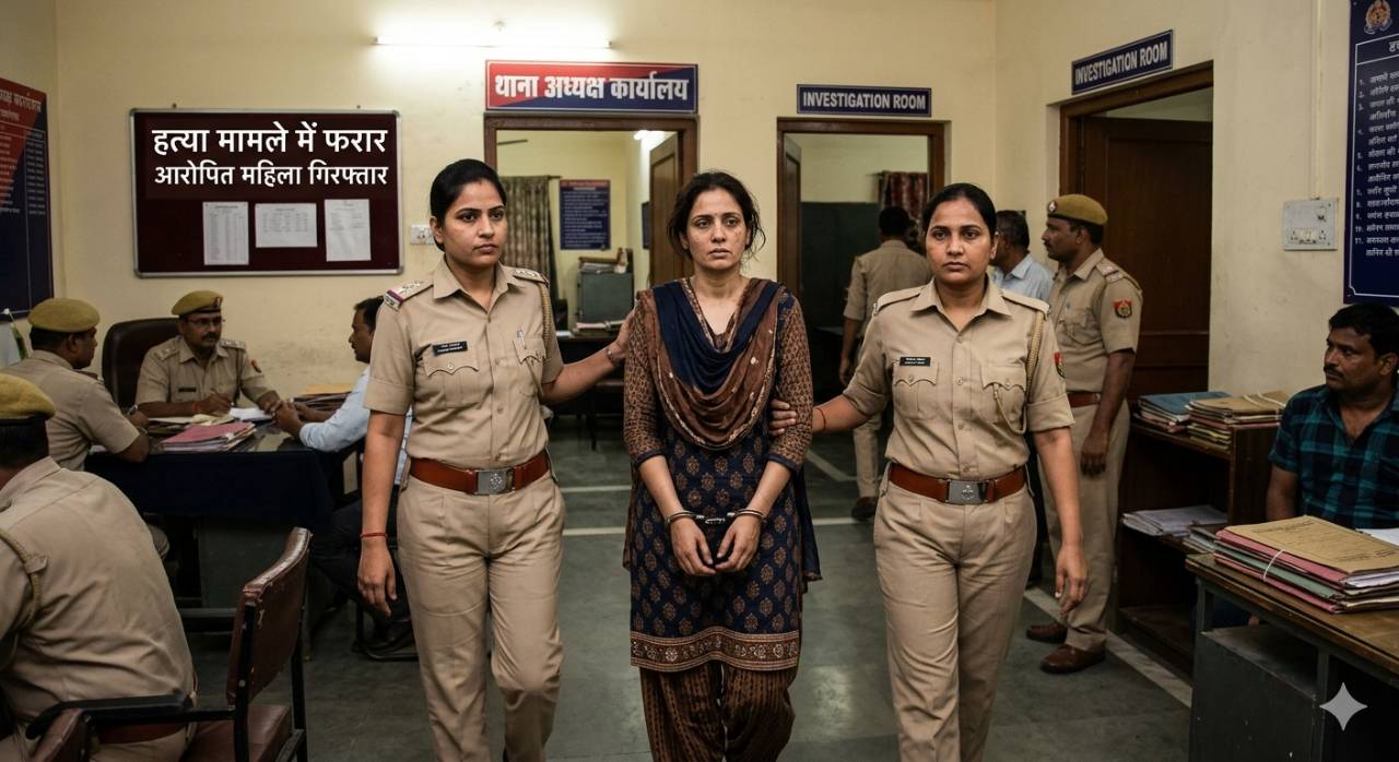 पिपरिया हत्याकांड में पुलिस का बड़ा वार, फरार महिला आरोपी गिरफ्तार