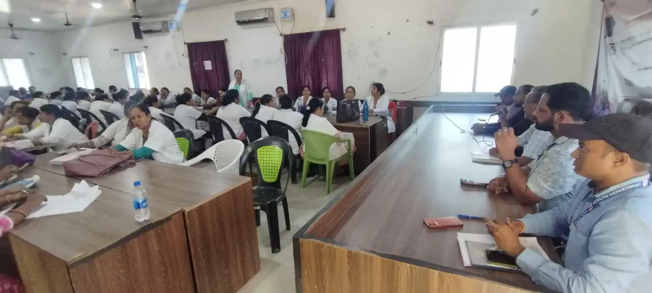 WHO monitor सहित सभी पदाधिकारी एवं कर्मी भाग लिये।