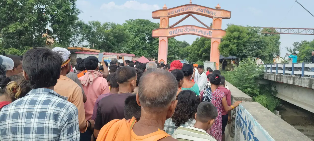 पति पत्नी के मामूली विवाद में पत्नी ने नदी में कूदकर जान दी