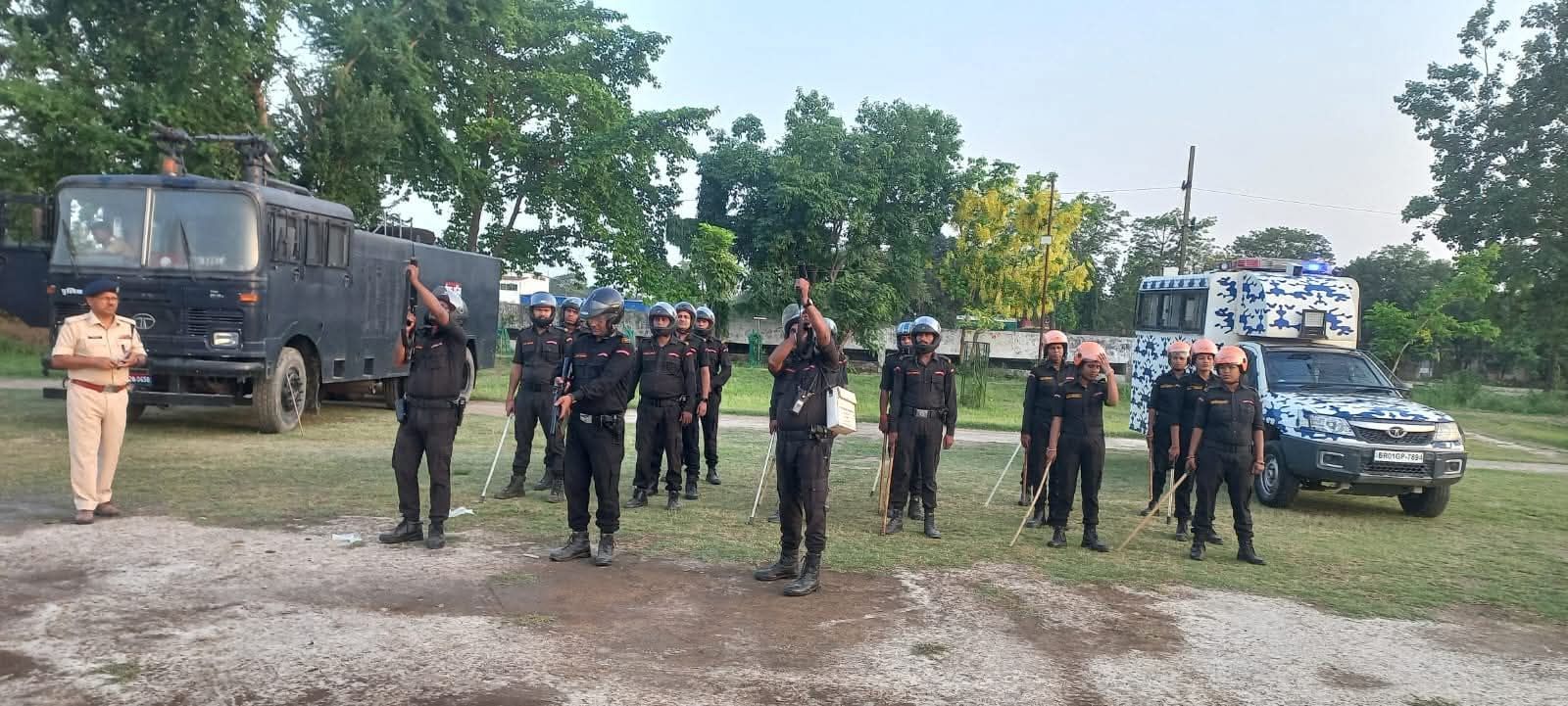 दंगा और उपद्रव पर सख्ती: बकरीद से पहले पुलिस ने दिखाया दमखम