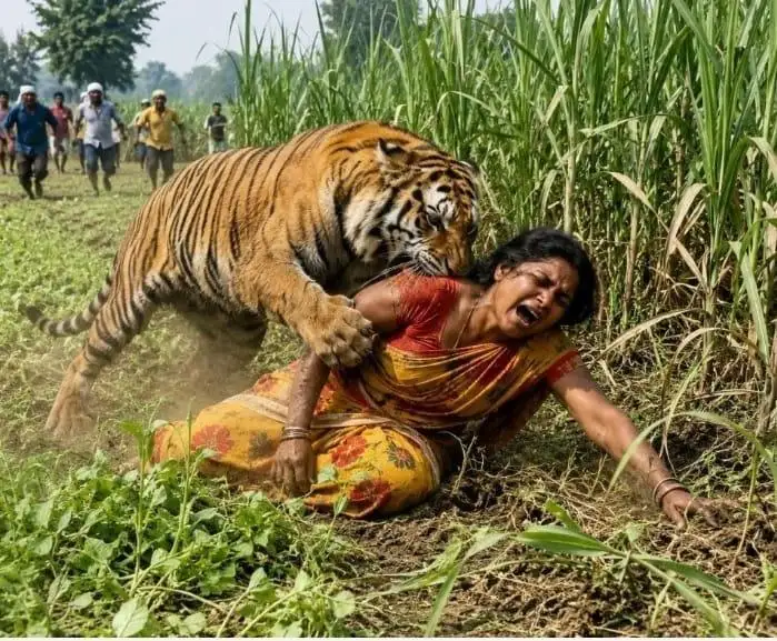 वाल्मीकि व्याघ्र आरक्ष्य के वनवर्ती क्षेत्र में बाघ का आतंक, खेत में काम कर रही महिला की मौत*