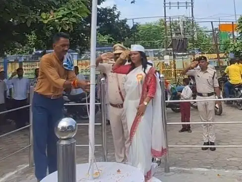 बगहा में हर्षोल्लास के साथ मनाया गया 80वां स्वतंत्रता दिवस