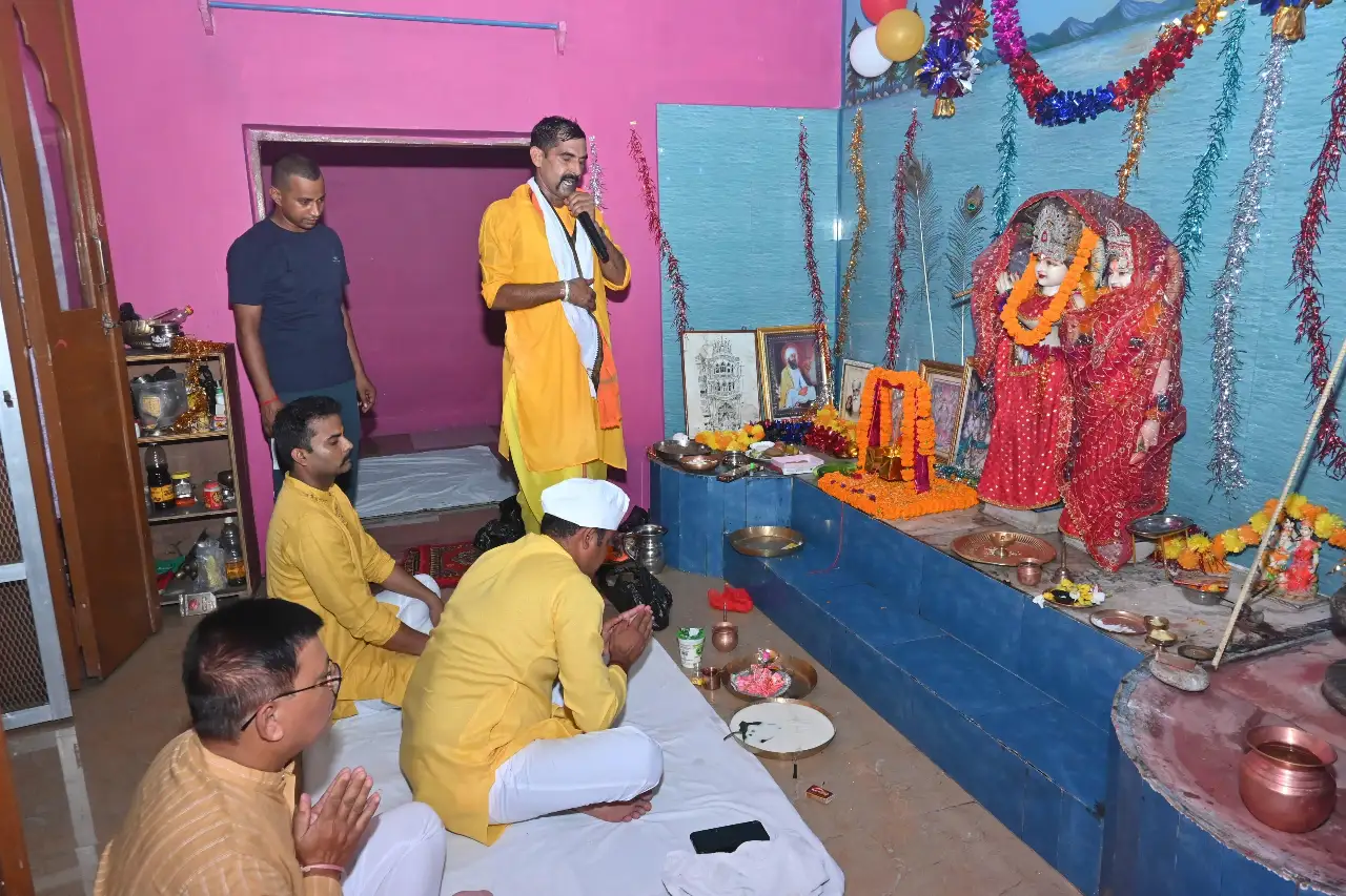 SSB 21वीं वाहिनी बगहा द्वारा मनाया गया श्रीकृष्ण जन्माष्टमी का पर्व