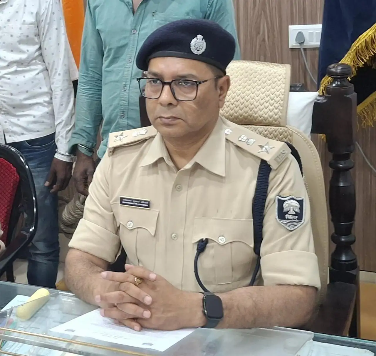 रामानंद कुमार कौशल , वर्तमान पुलिस अधीक्षक, बगहा