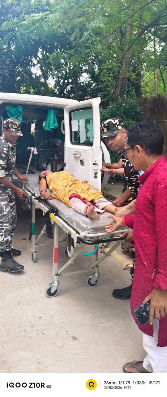 दोन में SSB 21वीं वाहिनी का मानवीय कार्य, गंभीर स्थित में एक महिला को स्पेशल 4x4 एम्बुलेंस से पहुंचाया अस्पताल