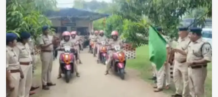 रक्षाबंधन पर महिला सुरक्षा के लिए ‘पुलिस दीदी पेट्रोलिंग टीम’ की गई रवाना