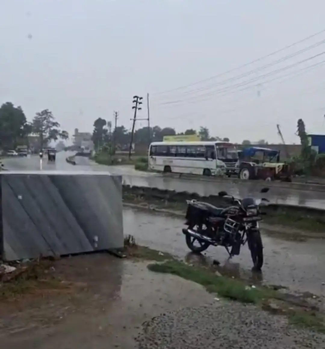बगहा में झमाझम बारिश से  मौसम सुहाना,गर्मी से मिली बड़ी राहत.