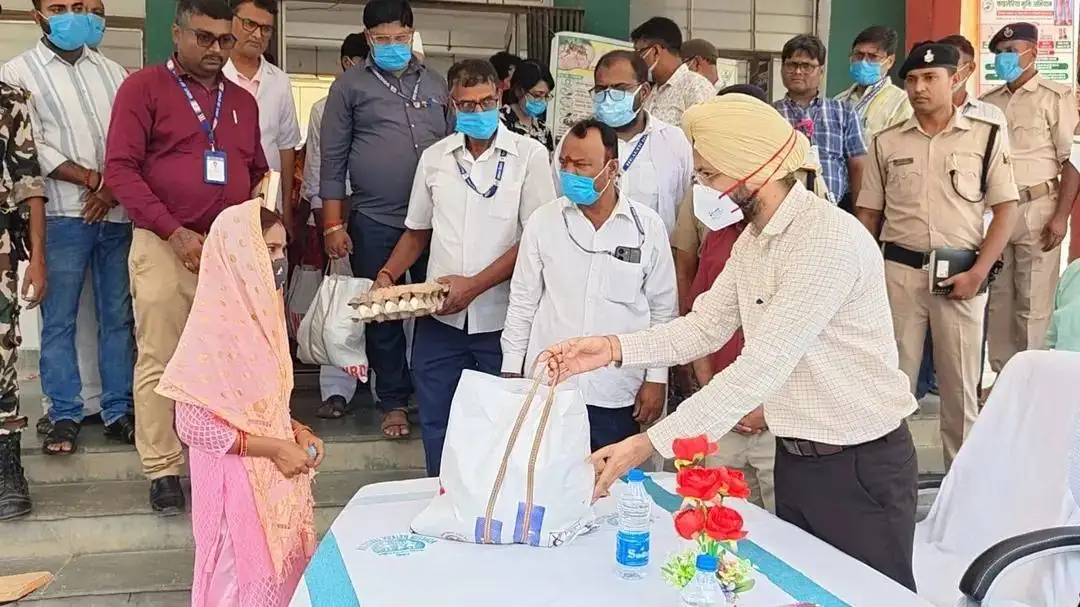 जिले में 183 टी.बी. मरीजों के बीच वितरित की गई पोषण पोटली